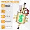 12V Electric Fuel Pump Universal Low Pressure Transfer Inline Fuel