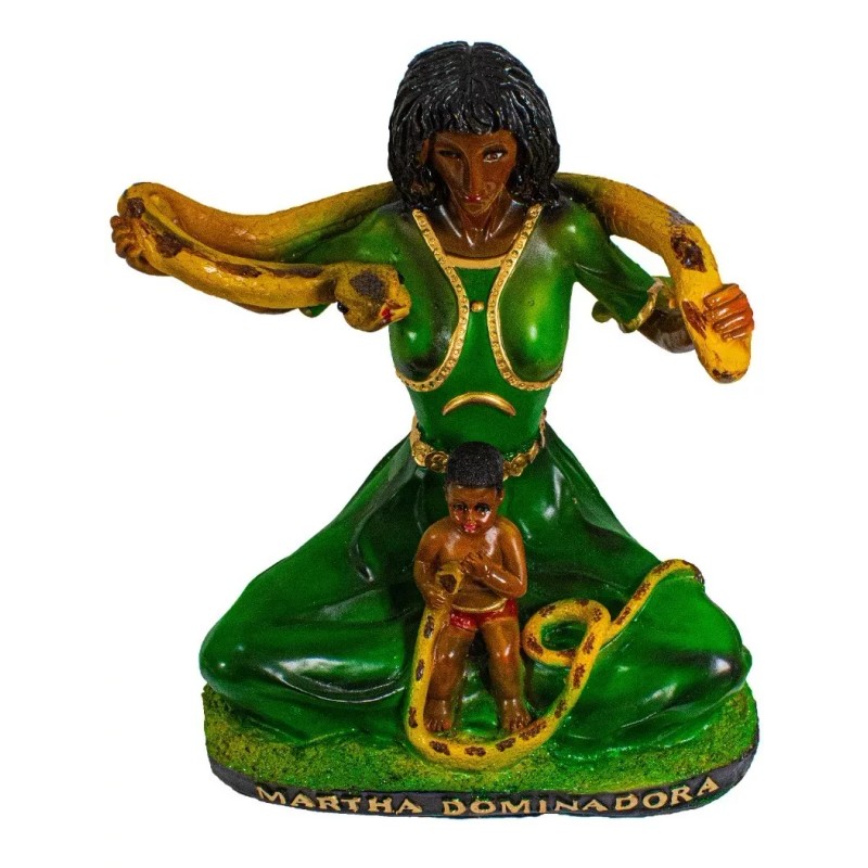 Imagen De Resina Santa Martha Dominadora 44 Cm