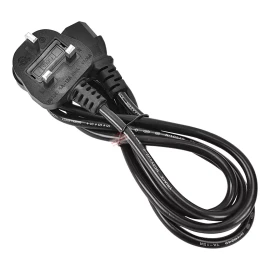 J.H. Company Cable Trifasico Corriente Uk  Tipo G  Pc Monitor Cpu