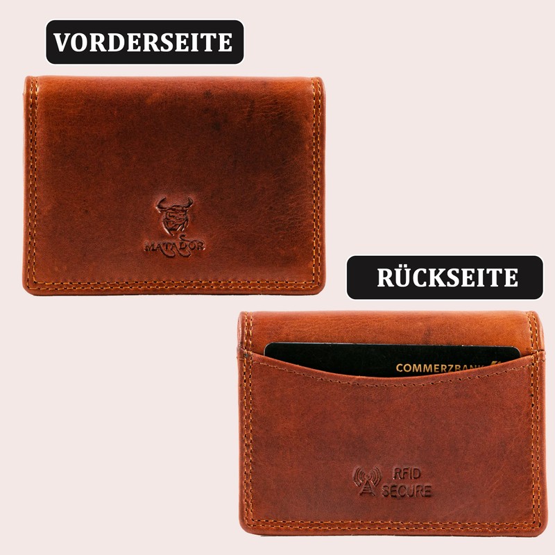 MATADOR V-C-01 DTAN Business Card Case, Konjac Brown, Elegant