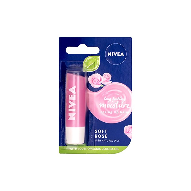 Nivea Soft Rose Lip Balm, 5 g