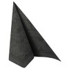 20 Servietten ROYAL Collection 1/4-Falz 40 x 40 schwarz "Ornaments"