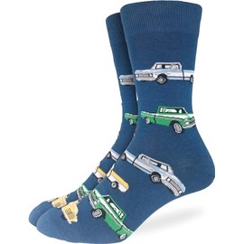 Good Luck Sock Men's Trucks Socks, Big & Tall, Shoe Size 13-17