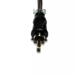 Lord of Bass  1 Male To 2 Female Y Splitter RCA Cable Wire Car Audio Amplifier