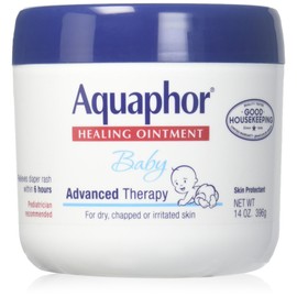 Aquaphor Baby Healing Ointment Advanced Therapy Skin Protectant, 14 Ounce, Pack of 3