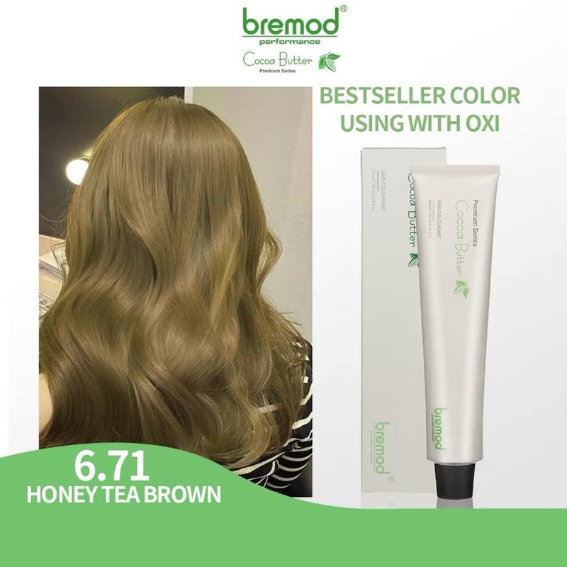 Bremod Premium Series Cocoa Butter Hair Colour Kit with 9%