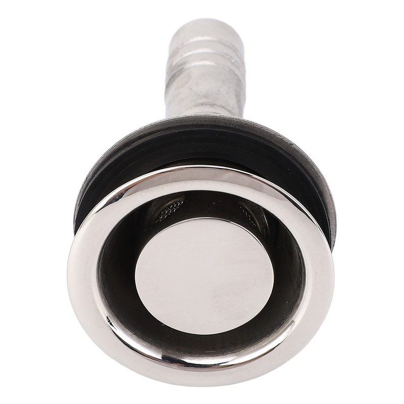 316 Stainless Steel Straight Thru Hull Valve Fitting 16mm Vent
