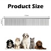 Dog Comb & Cat Comb, Stainless Steel Pet Comb, Gently