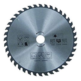 HM Circular Saw Blade 210 x 30 mm - 40 Teeth for Wood and Plastic, Compatible with All Standard Circular Saws such as Table Saw, Hand Circular Saw & Wood Saw, Includes Reducing Rings