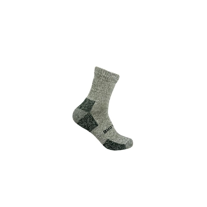 Explore Mid-Weight 6" Crew Alpaca Sock Brown Tweed Medium