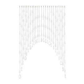 CHALIGHT Crystal Glass Beaded Curtain Hanging Arched Crystal Door 25 String Hanging Door Glass Beaded Curtains Hanging Door Beads Curtain Room Bead Partition Curtain