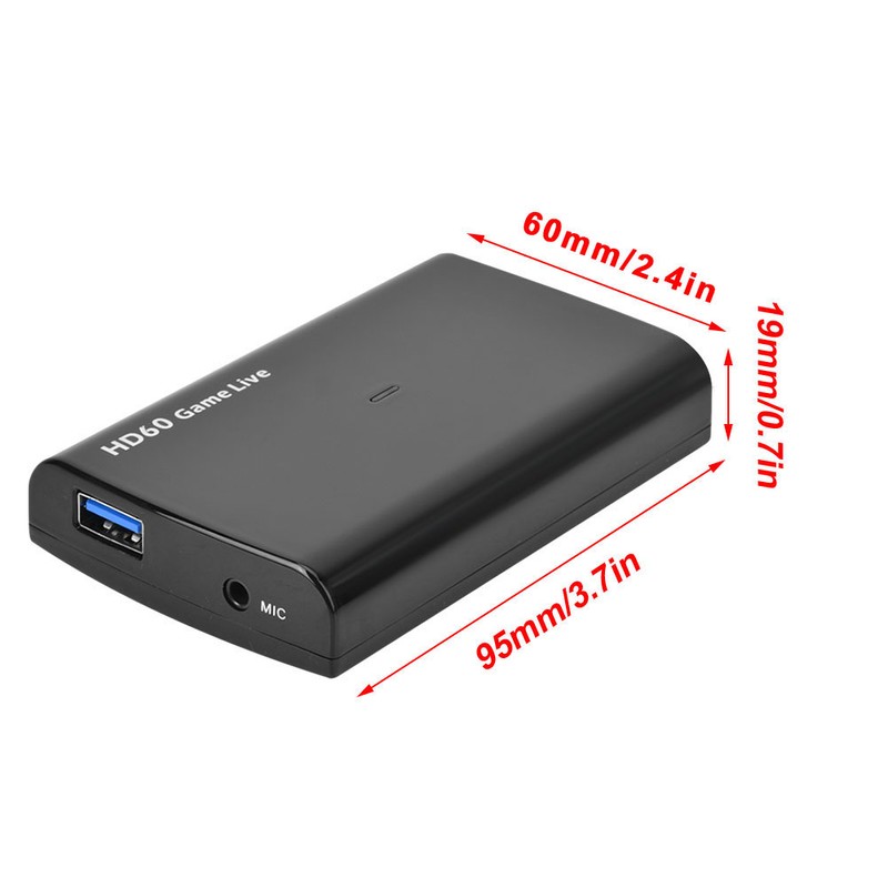 4K USB 3.0 HDMI to HDMI HD60 Video Capture Card