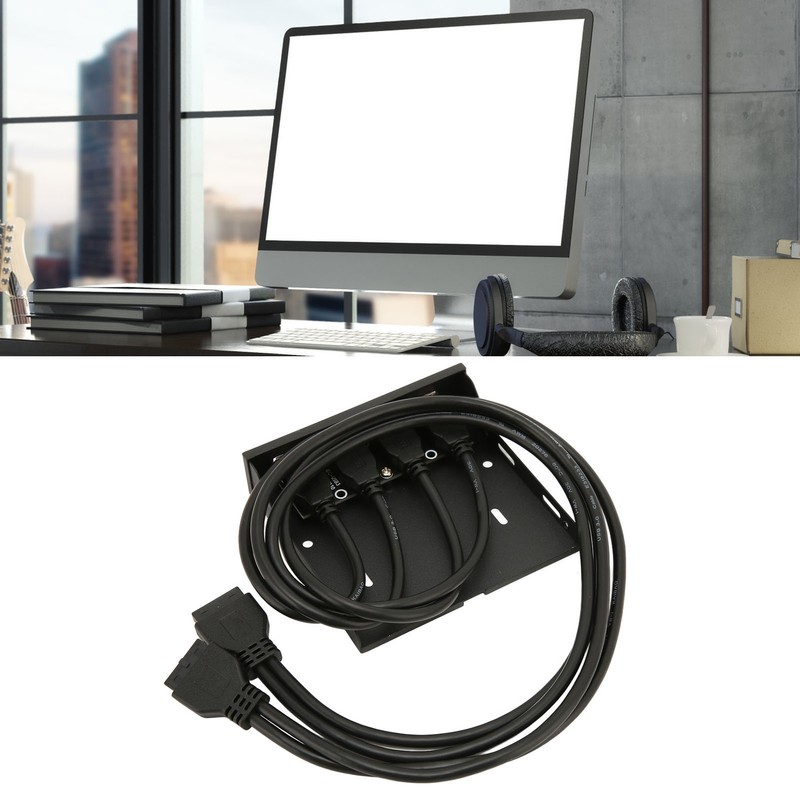 USB Front Panel 4 Ports USB 3.0 Dual 19 Pin