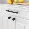 Amerdeco 10 Pack Matte Black Knurled Cabinet Pulls 128mm Hole