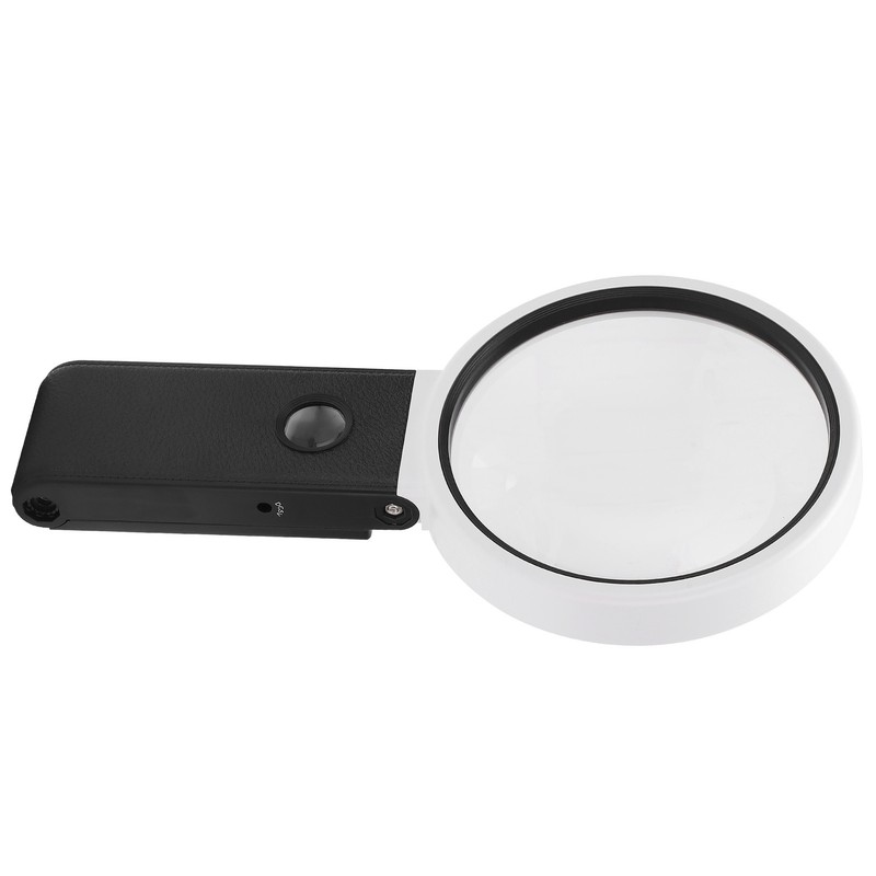 TH‑7018‑C Magnifying Glass Portable Folding Reading Magnifier with LED Light