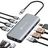 USB C Docking Station Dual HDMI Adapter, 11 in 1