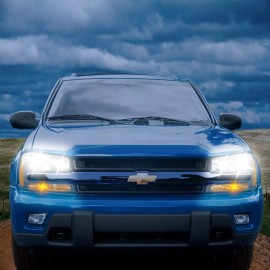 MrTailLight.com 02 & Up Chevy Trailblazer High Beam Kit Turns Low Beams Back On w High Beams!!