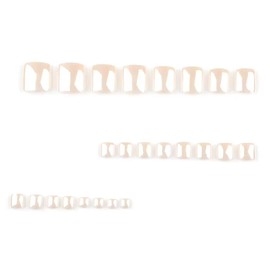 Aurora Press on Toenails Short Square Fake Toenails Solid Color Toe Nails Press ons Pink False Toe Nails Daily Wear Simple Acrylic Toenails Artificial Stick on Toenails for Women 24Pcs