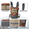 JLDTOP Fly Fishing Chest Pack, Lightweight Small Fishing Backpack, Fishing