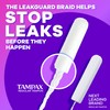 Tampax Radiant Tampons for Women, with LeakGuard Braid, Regular Absorbency,