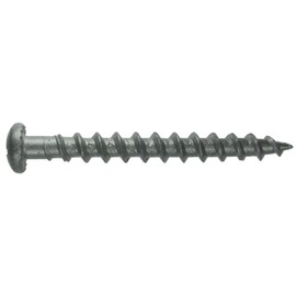 WAKAI Guttubis Pan Head for ALC and Concrete 0.2 x 1.4 inches (5 x 35 mm), Screw Part 1.3 inches (33 mm), 90 Pieces