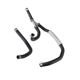 Motoforti Engine Heater Hose Assembly No.5058551AE HVAC Inlet and Outlet Heater Hose for Dodge Journey 2009-2010 Rubber Black Long-lasting