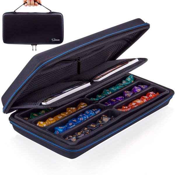 SIQUK Dice Case DND Dice Box Dice Storage Case Dice