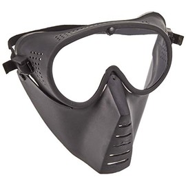 Sansei GA-5B-N Mask & Goggles, Anti-Fog Type, Black