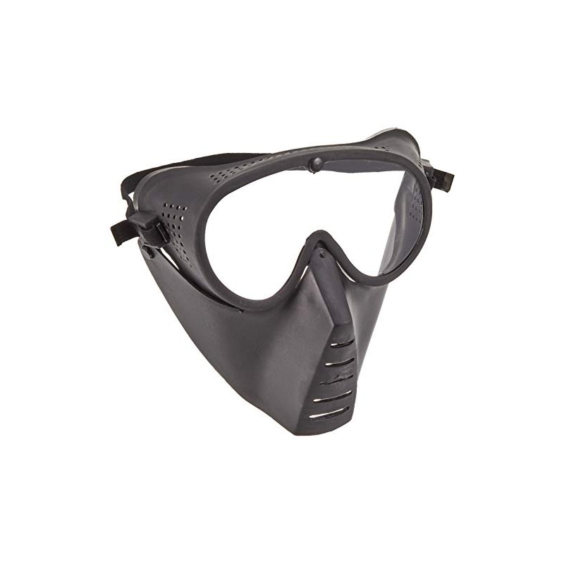Sansei GA-5B-N Mask & Goggles, Anti-Fog Type, Black