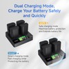 ACCSOON Toprig 4-Bay LP-E6 Battery Charger PD60W Fast Charger LCD