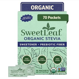 SweetLeaf - Endulzante Orgánico de Stevia Orgánico Sachets 70 pck