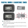 Runleader DC5V to 65V Digital Hours Tachometer, Waterproof Design for