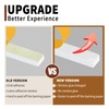 Yotache White Foam Strips Tape with Adhesive 2 Rolls 1"