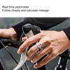 Smart Activity Tracker Ring With Charging Case Rhinestone Decorative IP67