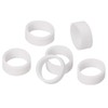 ONLYKXY 100 Pieces Silicone Cable Ties, Data Lines Silicone Cord