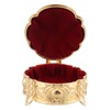 Metal Jewelry Box Innovative Light Luxury Shell Flower Round Trinket