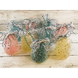 AGD Christmas Decor - Pastel 4-inch Gumdrop Ornaments 9pc Set