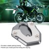 Motorcycle Kickstand Enlarged Plate Aluminium Alloy Replacement for Z650 Z900