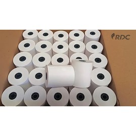 RDC 50 Rollos De Papel Térmico 80x70mm Negro Impresora 80mm