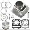 Silscvtt Cylinder Piston Gasket Kit Replacement for Kawasaki Bayou Prairie