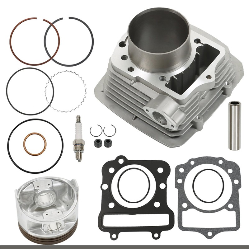 Silscvtt Cylinder Piston Gasket Kit Replacement for Kawasaki Bayou Prairie
