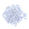 DECORA 100 x White Wooden Mini Clothes Pegs 3.5cm