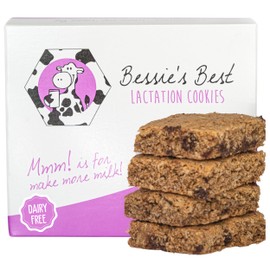 Bessie’s Best Lactation Cookies | Dairy Free Lactation Cookies | Oatmeal Peanut Butter Chocolate Chip | Increase Milk Supply | Breastmilk Boosting Cookies | Breastfeeding Snacks | 3 Dozen