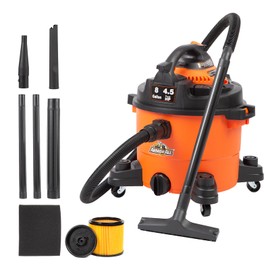 Armor All VBV809 0901 8-Gallon 4.5 Peak HP Wet/Dry Vacuum with Detachable Blower, Orange