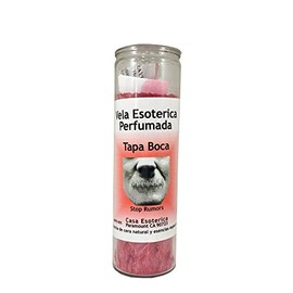 INDIO SPRITIUAL Palm Oil Candle-Stop Rumors Esoteric Palm Oil Wax Candle(TAPA Boca RED)