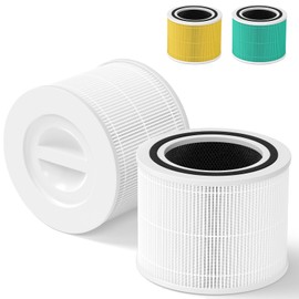 Core 300 Replacement Filter for LEVOIT Core 300, Core 300-P, Core 300S Vortex Air Air Purifier, 3-in-1 H13 Grade True HEPA Filter Replacement 2 Pack, Compare Part No. Core 300-RF (White)