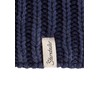 Sterntaler Unisex Knitted Tube Scarf Plain, navy