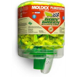 Moldex-Metric Goin' Green PlugStation Tapered Foam Dispenser with Earplugs