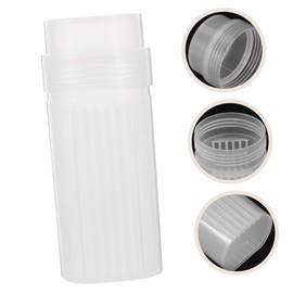 Healeved Covered Slide Staining Jar with Lid for Microscope Slides Laboratory Use 3.54 X 1.46 X 1.46 Inches Slide Holder for Specimen Staining and Storage