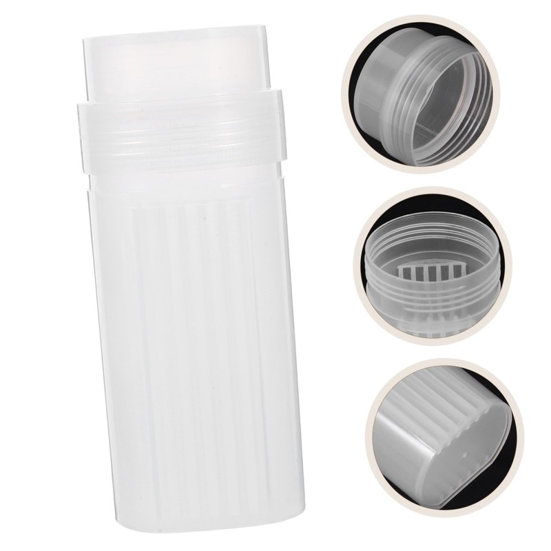 Healeved Covered Slide Staining Jar with Lid for Microscope Slides